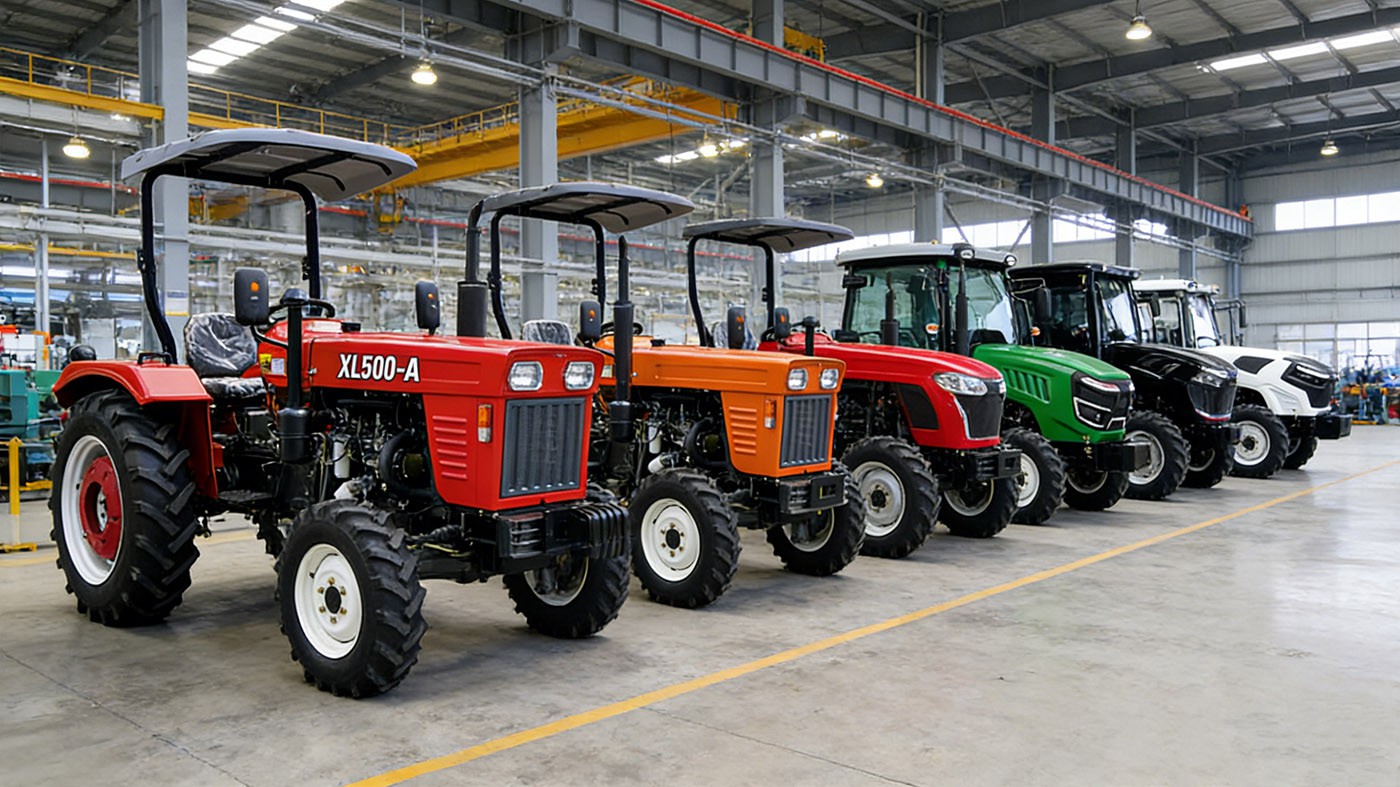 One tractor, take care of the whole family's farm work One tractor, take care of the whole family's farm work