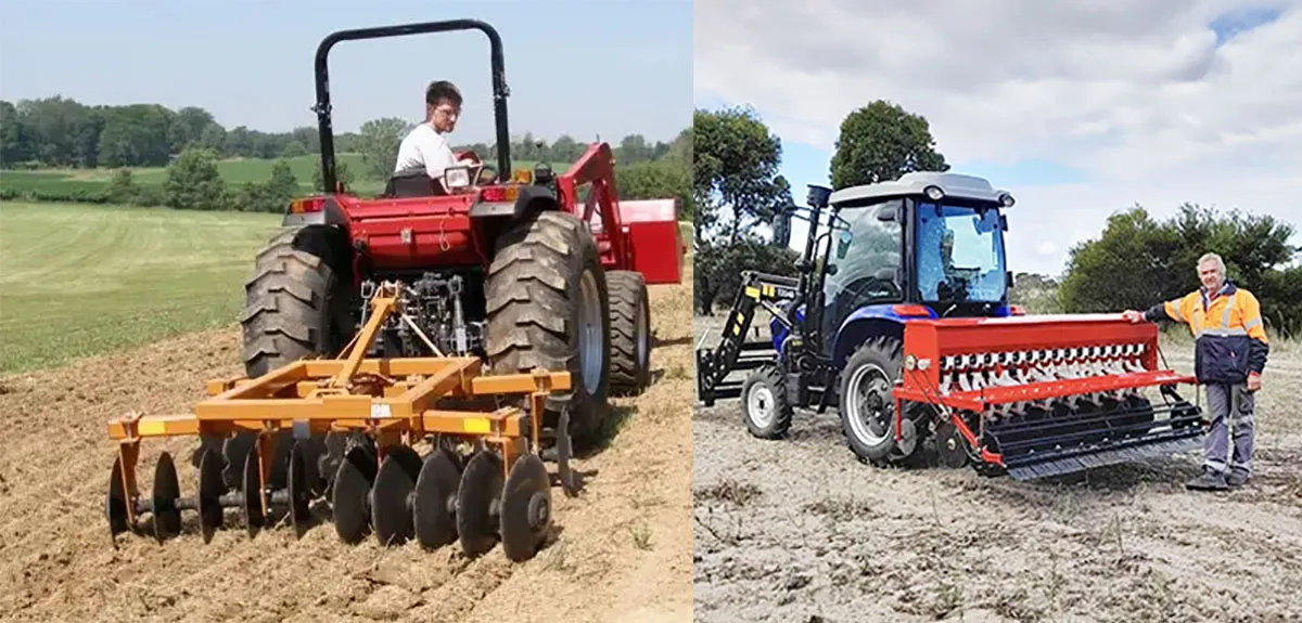 Upstream tractor manufacturers communicate with implement enterprises in advance during R&D. Upstream tractor manufacturers communicate with implement enterprises in advance during R&D.