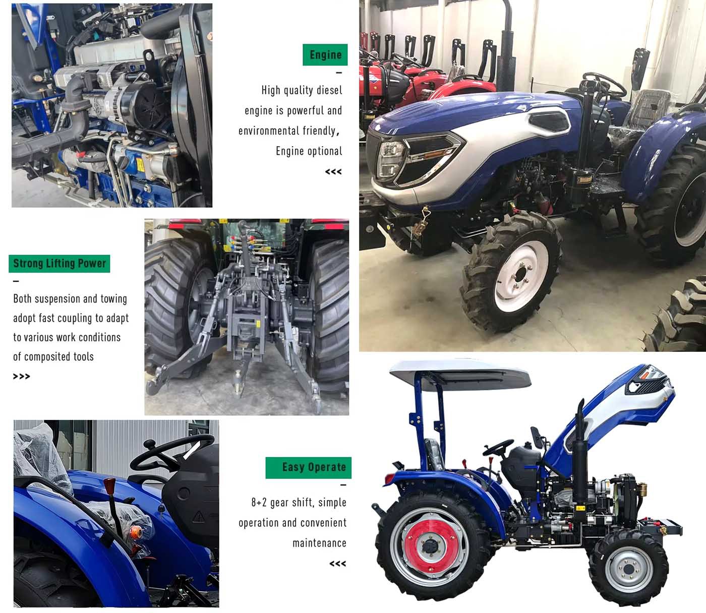 Core Advantages of LEADRAY Orchard & Garden Tractors Core Advantages of LEADRAY Orchard & Garden Tractors